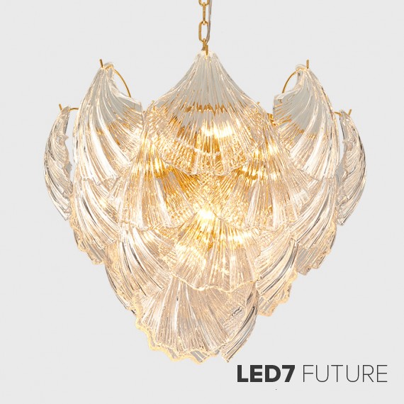 Ritz - Clear Shell Chandelier